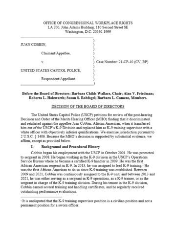 Front page of a document