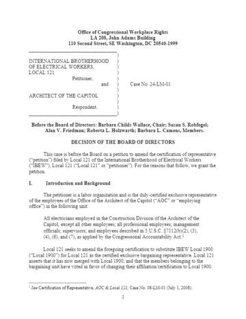 Front page of a legal document